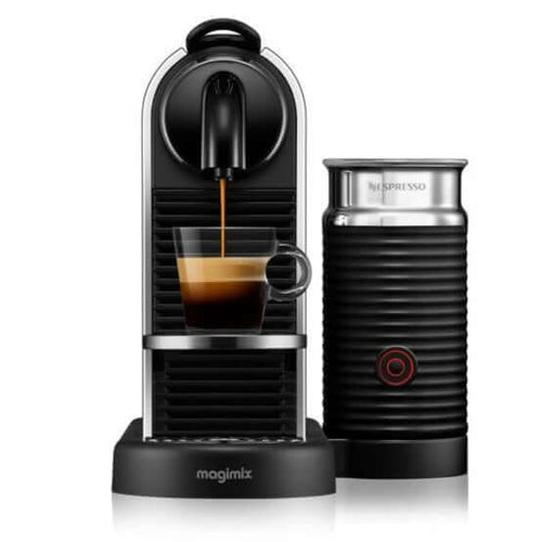 Magimix Citiz Platinum koffie machine met Aeroccino voor een perfecte koffie en melkrecepten.