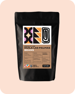Colombia Huila Las Palmas koffie, specialiteit Huila Las Palmas bonen met hints van mango en aardbei.